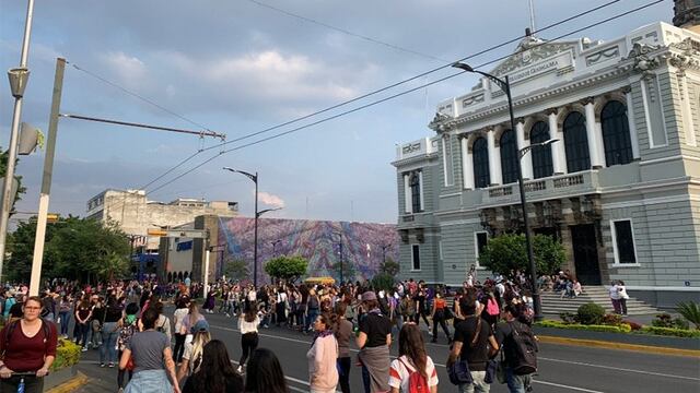 Las pintas se realizaron en la rectoría y el MUSA