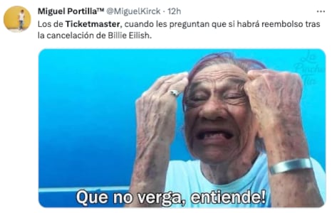 memes de Ticketmaster