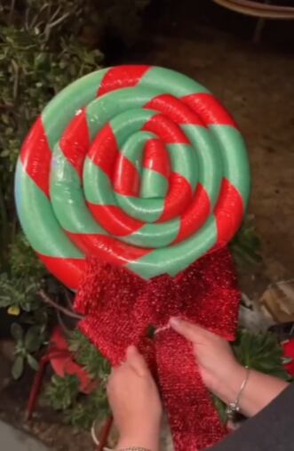 Paletas gigantes de Navidad