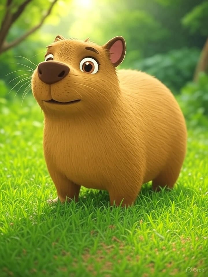 Así luce un capibara en Paw Patrol según la inteligencia artificial