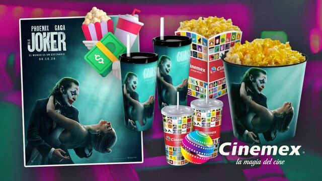 Combo de Joker 2 en Cinemex