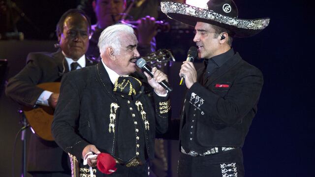 Vicente Fernández y Alejandro Fernández