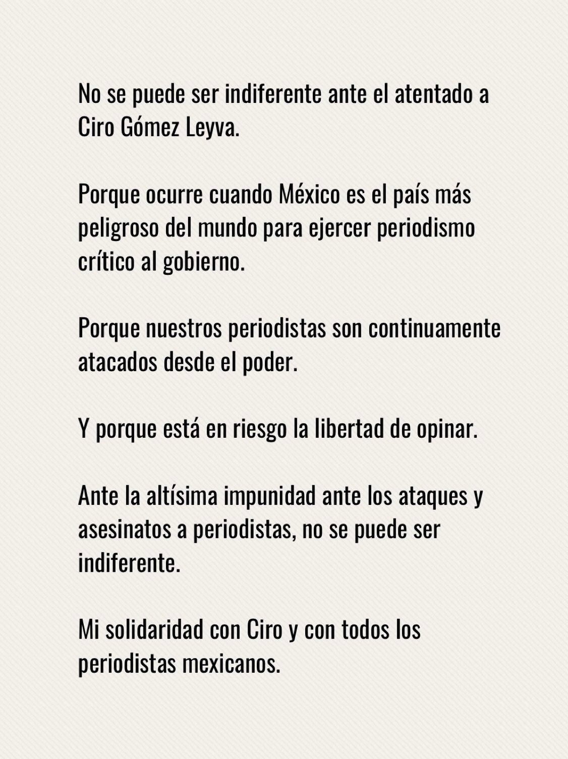 Eugenio Derbez se muestra solidario con Ciro Gómez Leyva