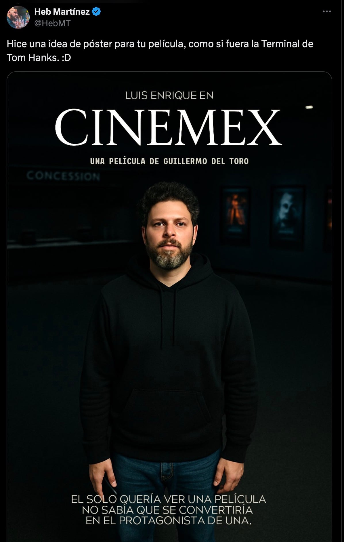 Cartel ficticio se queda atrapado en el Cinemex tras terminar la última función de Sinners