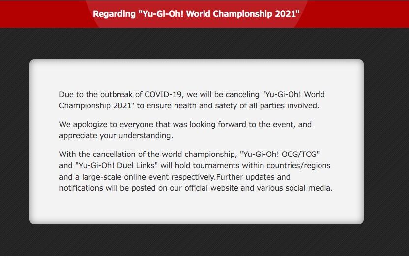 Yu-Gi-Oh! Comunicado