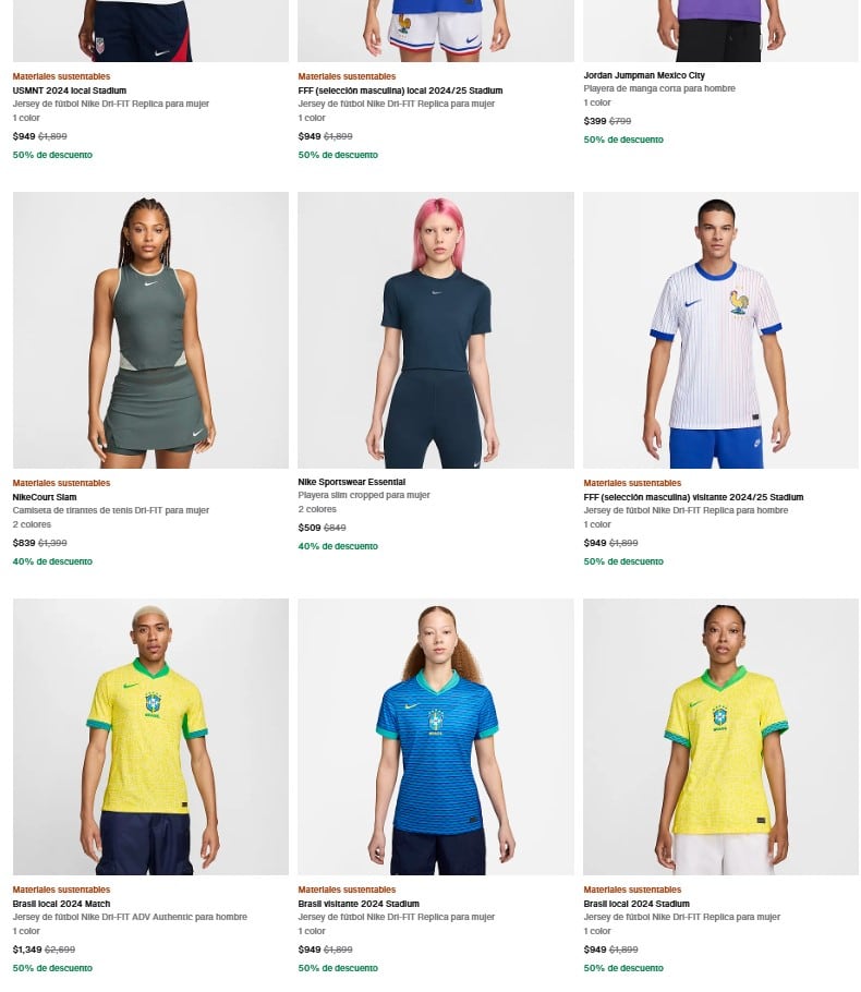 Ofertas del Buen Fin 2024 en Nike México