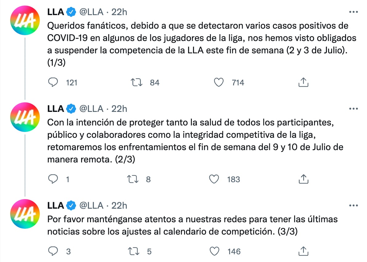 Contagio LLA League of Legends