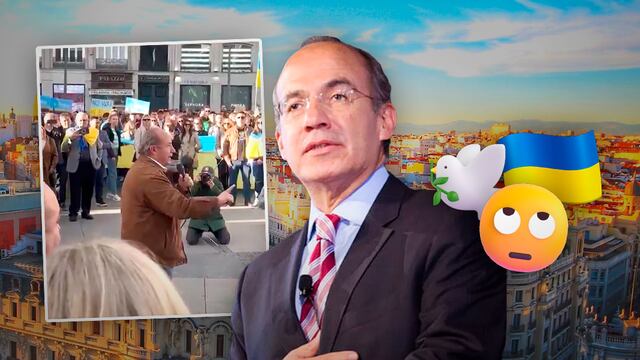 Felipe Calderón defiende la democracia en Ucrania