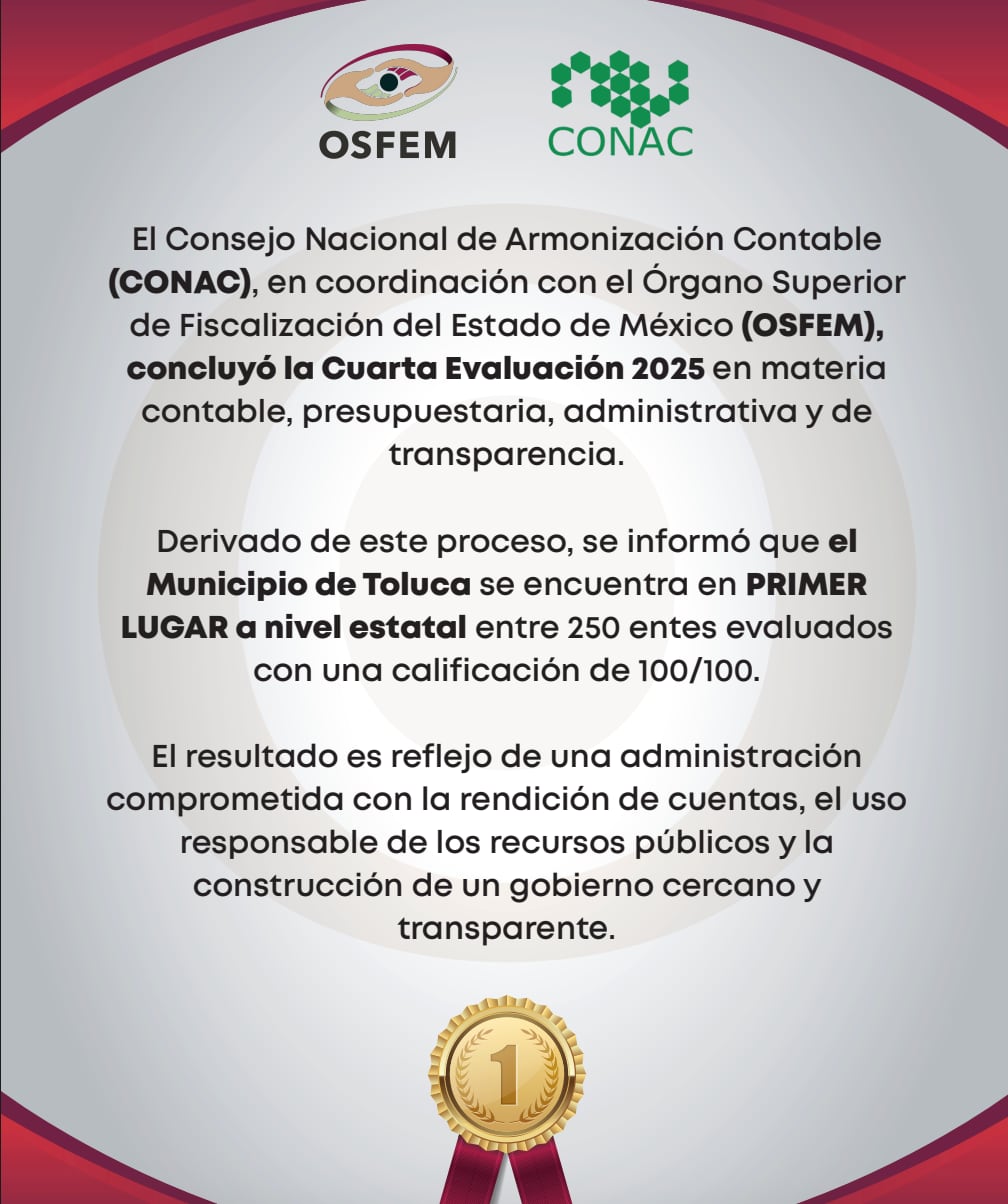 Ricardo Moreno destaca calificación perfecta para Toluca