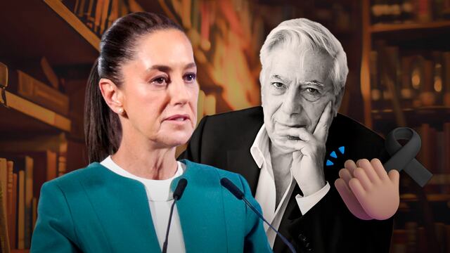 Claudia Sheinbaum lamenta la muerte de Mario Vargas Llosa