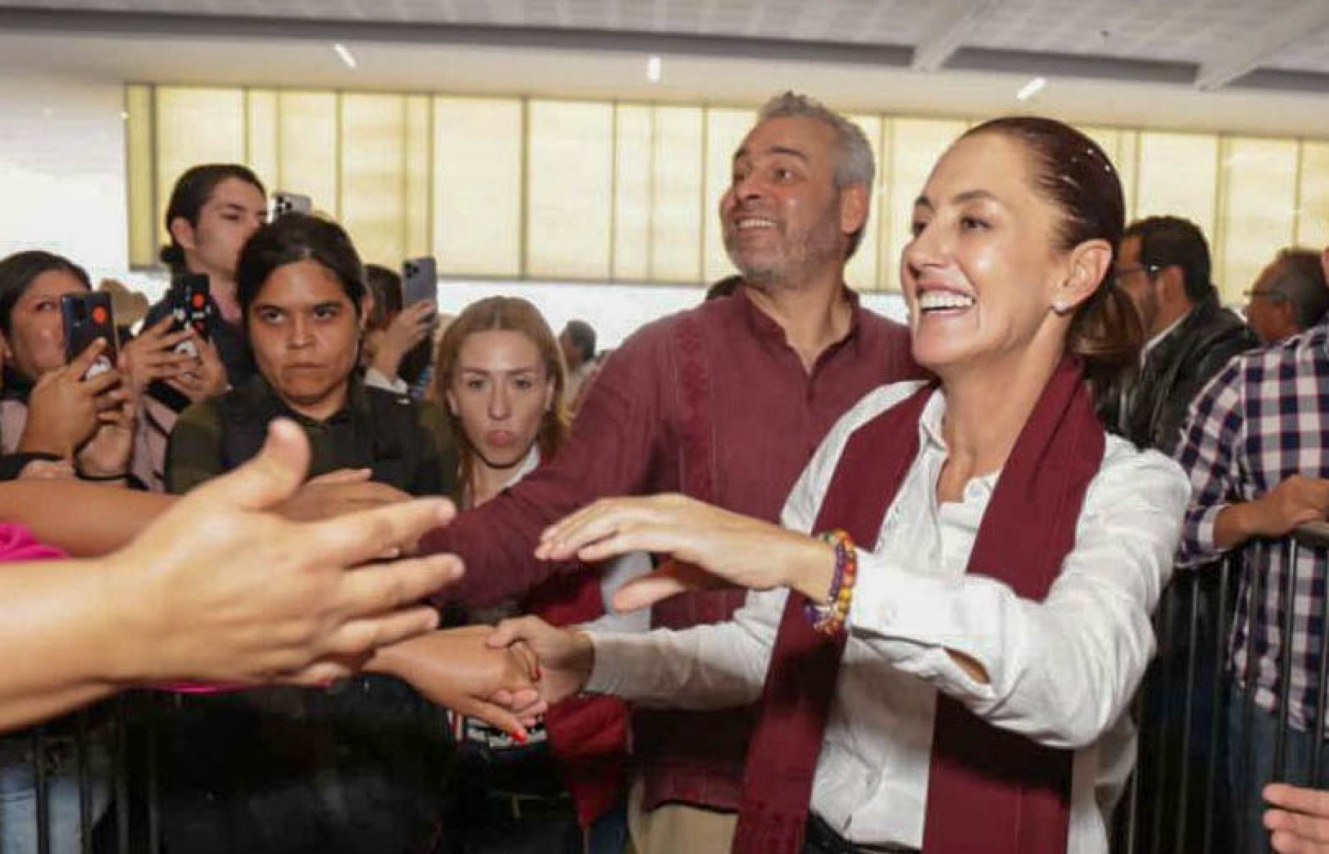 Alfredo Ramírez Bedolla, gobernador de Michoacán y Claudia Sheinbaum Pardo, potencial candidata de Morena-PT-PVEM a la presidencia de la República