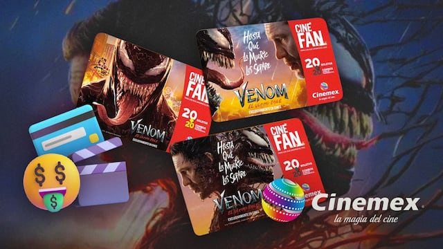 Tarjetas Cinefan de Cinemex de Venom: The Last Dance