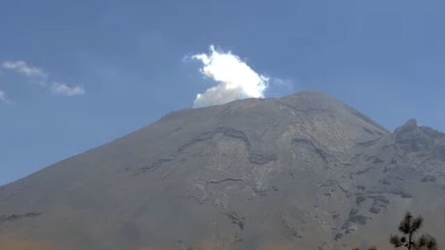 Volcán Popocatépetl el 8 de abril