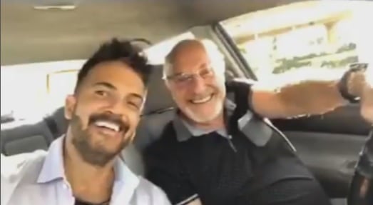 Fernando del Solar y su papá Norberto Cacciamani