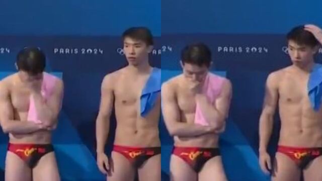 Reacción de los chinos al ganarle la medalla de oro a los mexicanos en París 2024.