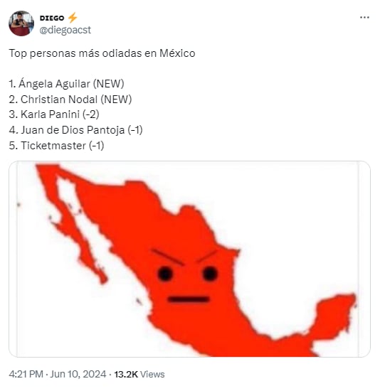 Memes de Ángela Aguilar y Christian Nodal