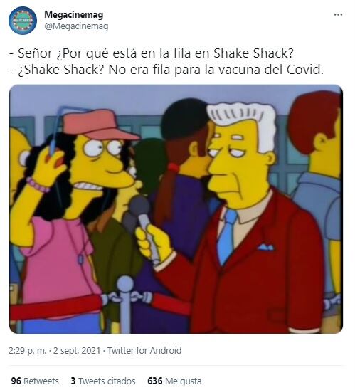 Hacen largas filas en Shake Shack en Monterrey