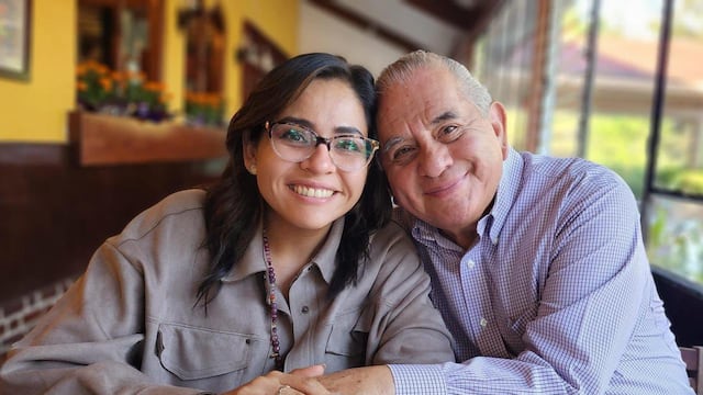 Ardelio Vargas Fosado junto a su hija Lupita Vargas
