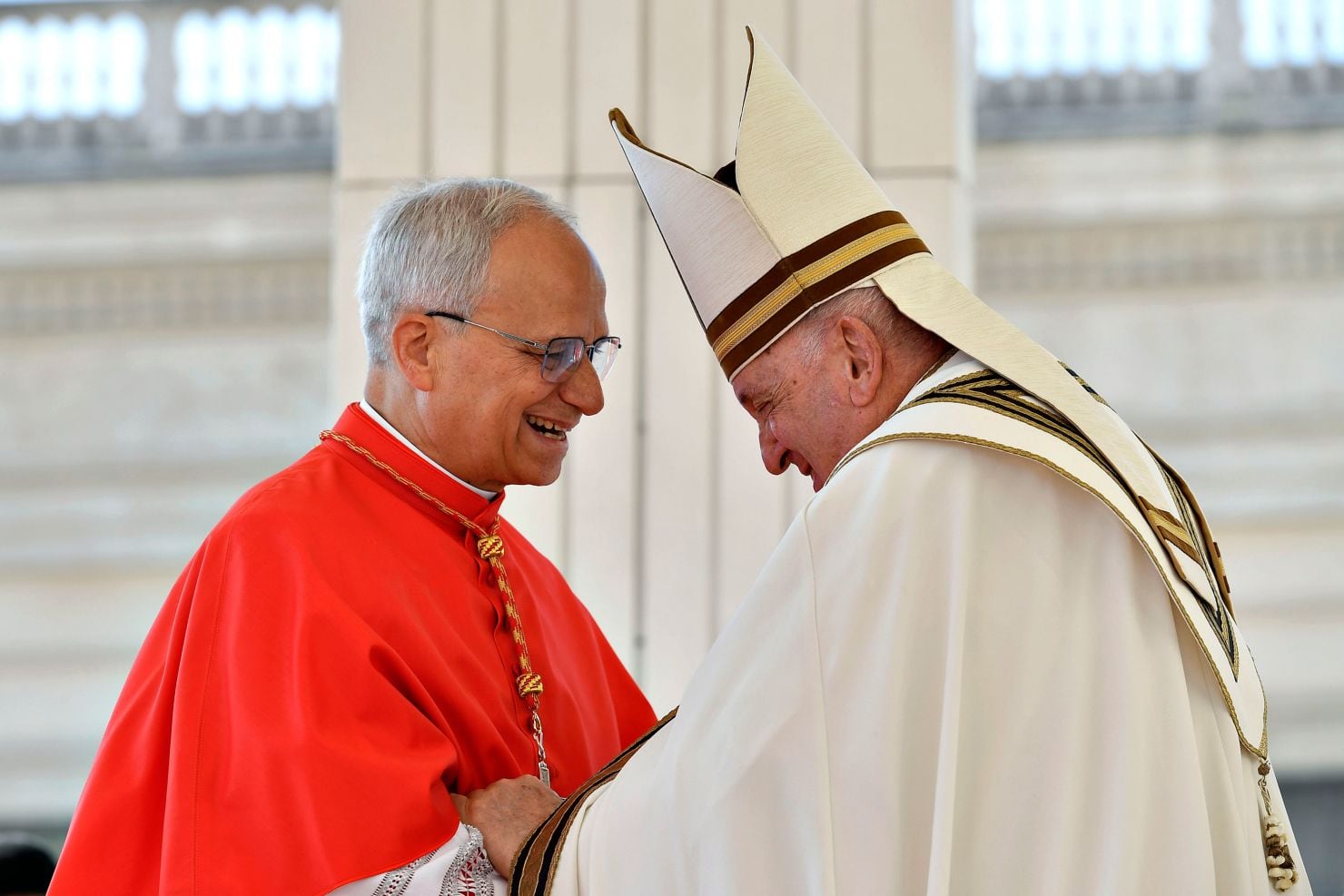 León XIV y el Papa Francisco