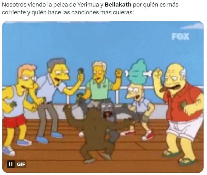 Memes de Bellakath vs Yeri Mua