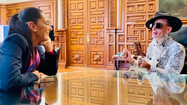 Claudia Sheinbaum y Edy Smol