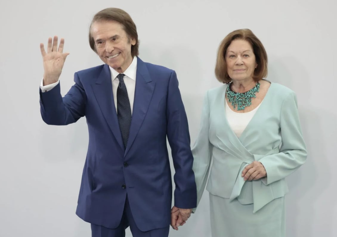 Raphael y su esposa Natalia Figueroa