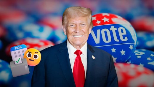 Trump vuelve a bromear con presentarse a las elecciones de 2028