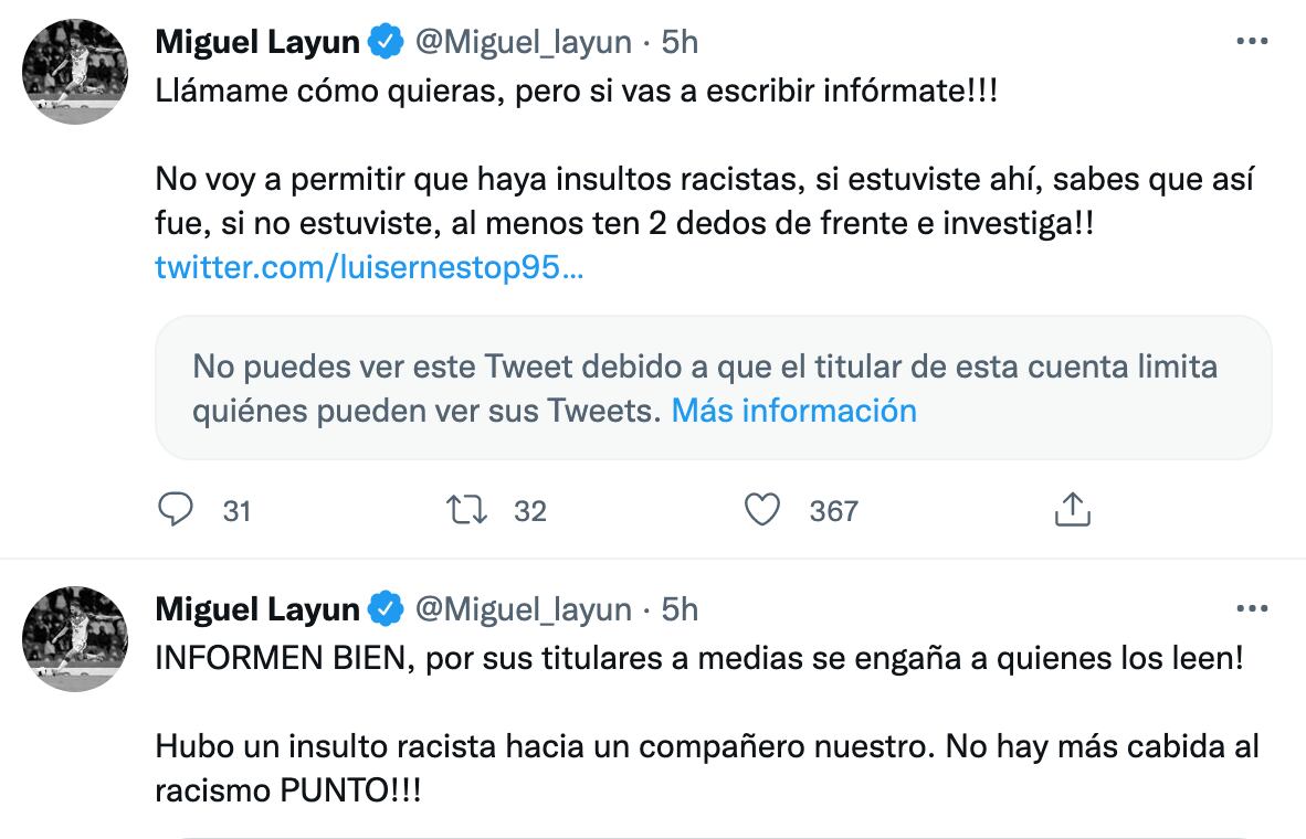 Tuits de Miguel Layún
