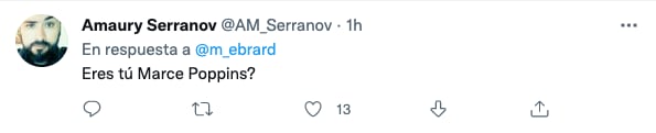 usuario recuerda a Mary Poppins por foto de Marcelo Ebrard en Twitter