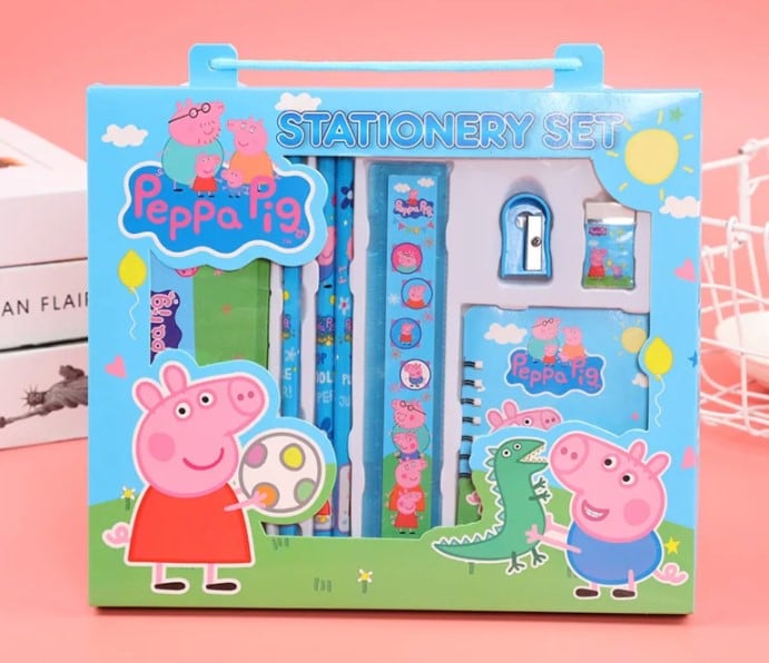 Set de útiles escolares Peppa Pig