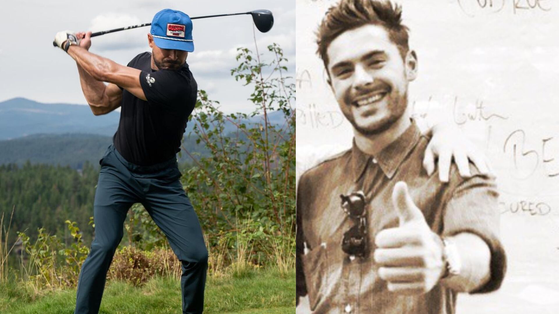 Zac Efron ahora y antes.