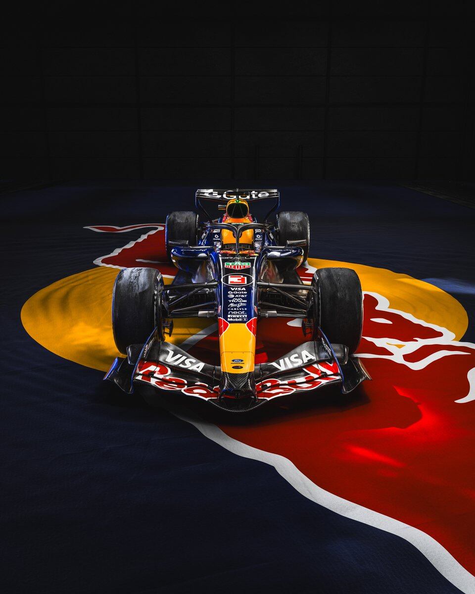 Nuevo diseño de la escudería de Red Bull para Formula 1 en el 2026