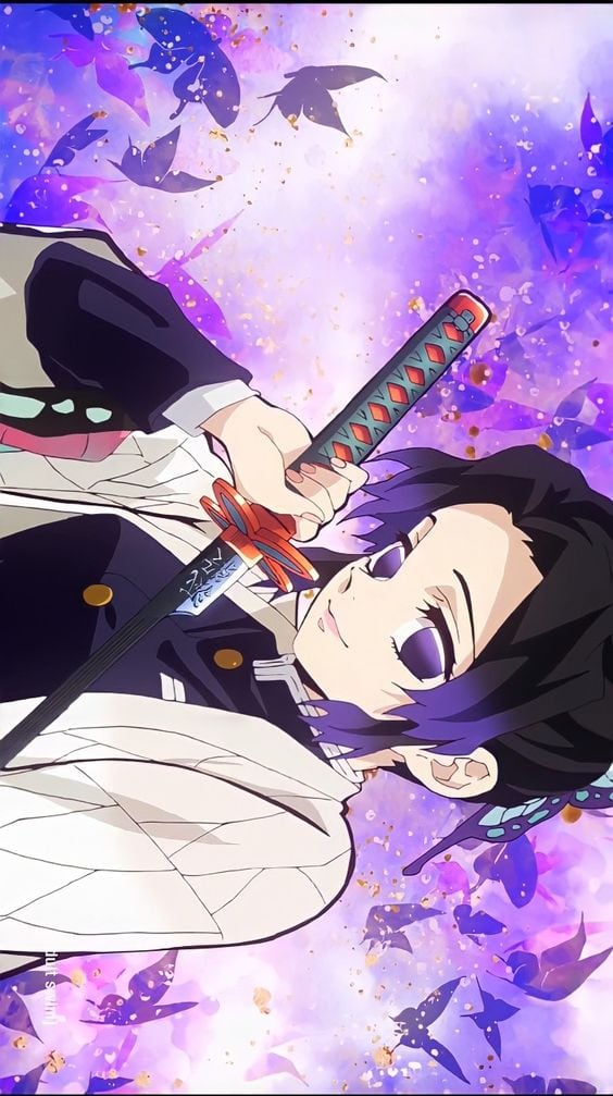 Fondo de Shinobu Kocho de Demon Slayer:Kimetsu no Yaiba