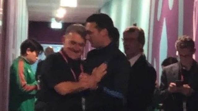 Tata Martino con Lionel Scaloni
