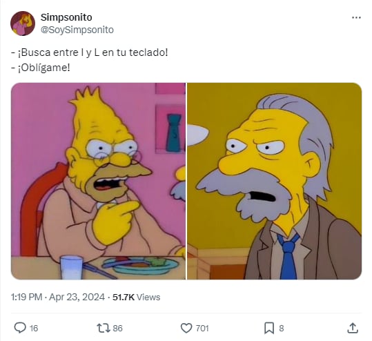 Memes de la tendencia “mira entre la X y la B en tu teclado”