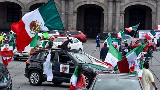 Protesta en el Zócalo