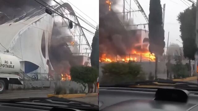 incendio en el bazar navideño de Teoloyucan, Estado de México
