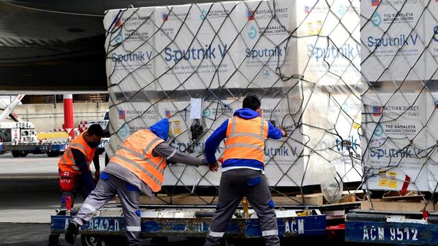 Arriban vacunas Sputnik V