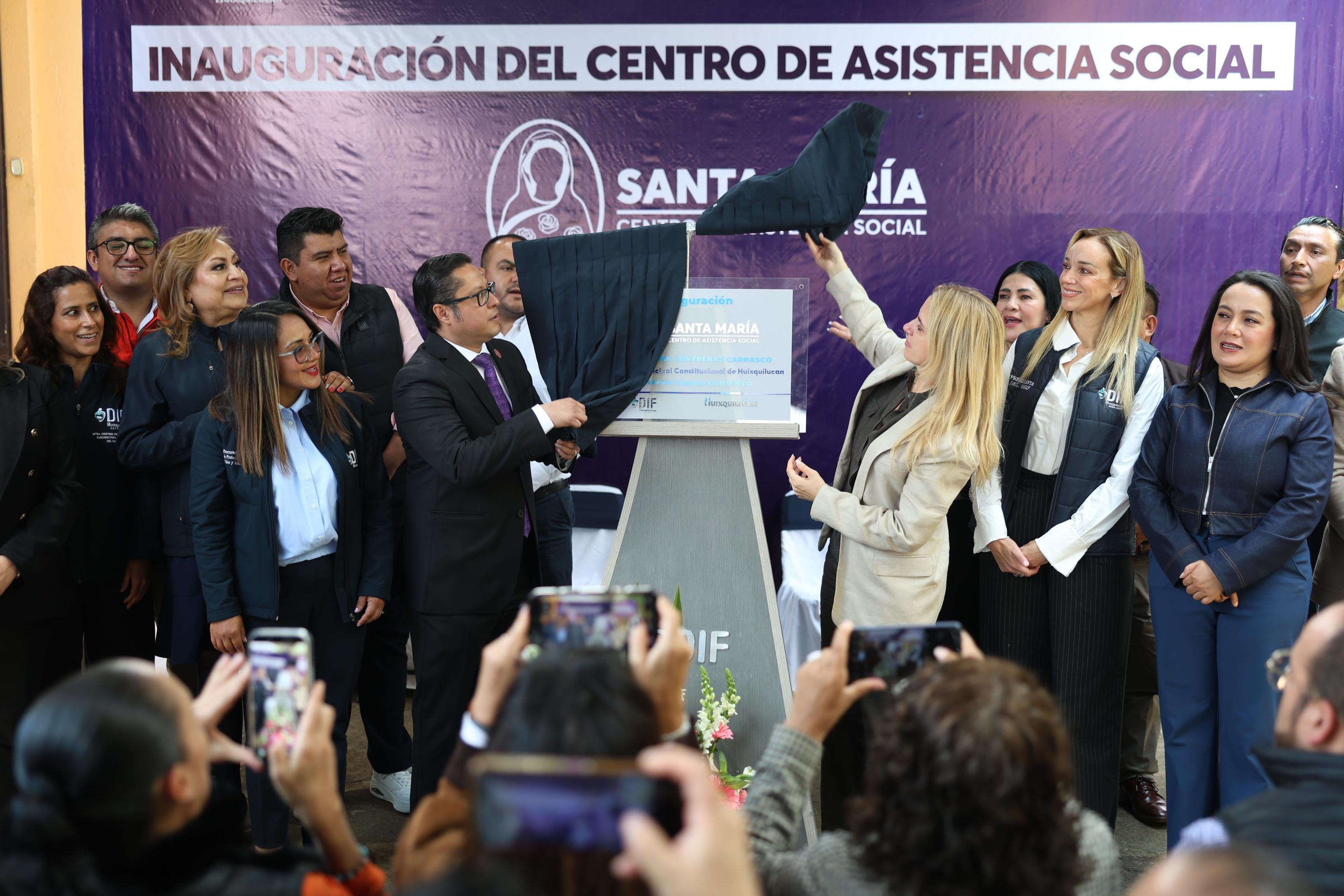 Huixquilucan inaugura Centro de Asistencia Social “Santa María”.