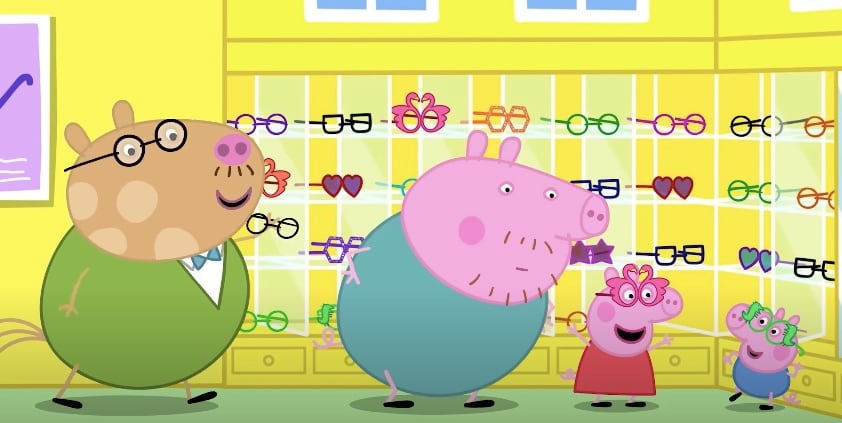 Los nuevos lentes de Papá Cerdito: Capítulo completo en YouTube de Peppa Pig en español por Día del Oftalmólogo en México