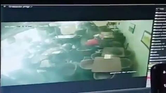 Interior del restaurante donde fue la balacera, en Zapopan