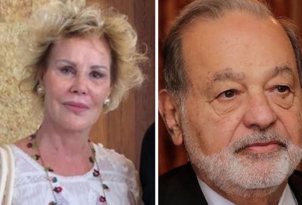 Mercedes Sánchez Navarro y Carlos Slim
