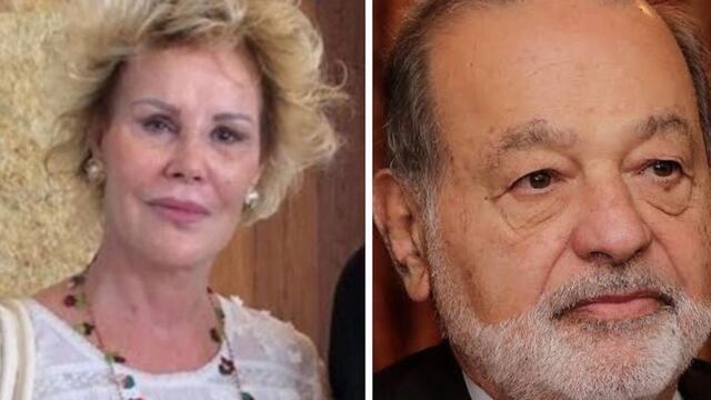 Mercedes Sánchez Navarro y Carlos Slim