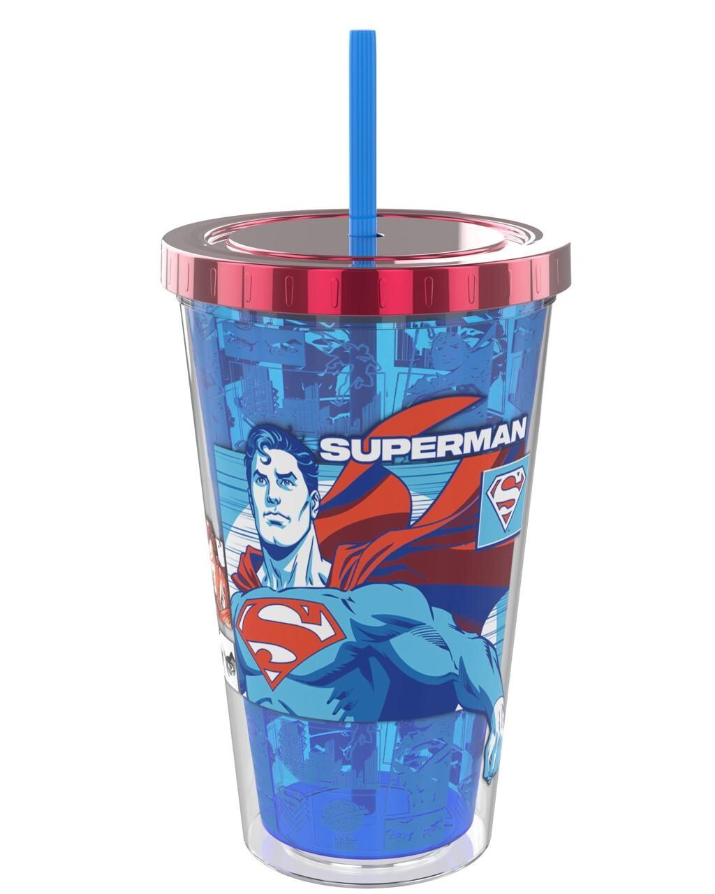 Vasos de La Liga de la Justicia en Toks