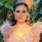 Geraldine Ponce usó en la boda de Kristal Silva un vestido de diseñadora nayarita