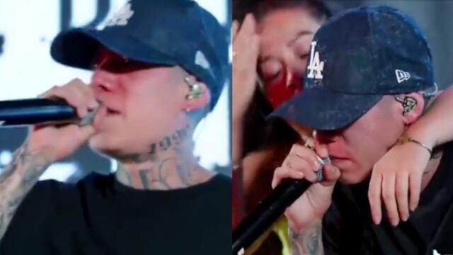 Santa Fe Klan lloró durante un concierto por esta canción