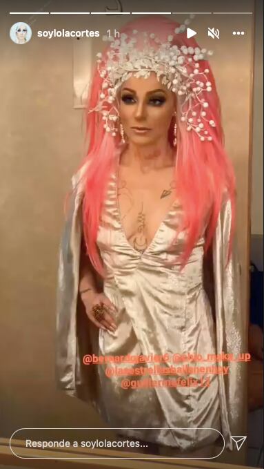 Lolita Cortés impacta con look al estilo Tina Turner