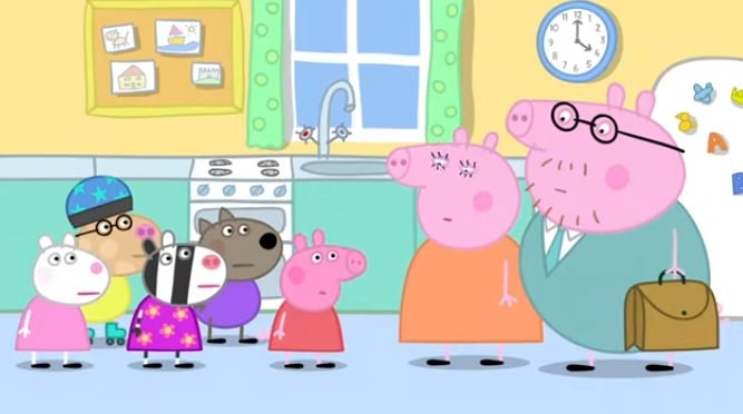 Capítulo Peppa Pig la parlanchina por el Día Internacional de la Palabra