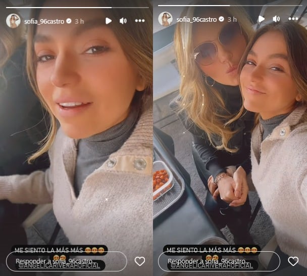 Angélica Rivera sorprende con una visita a su hija Sofía Castro