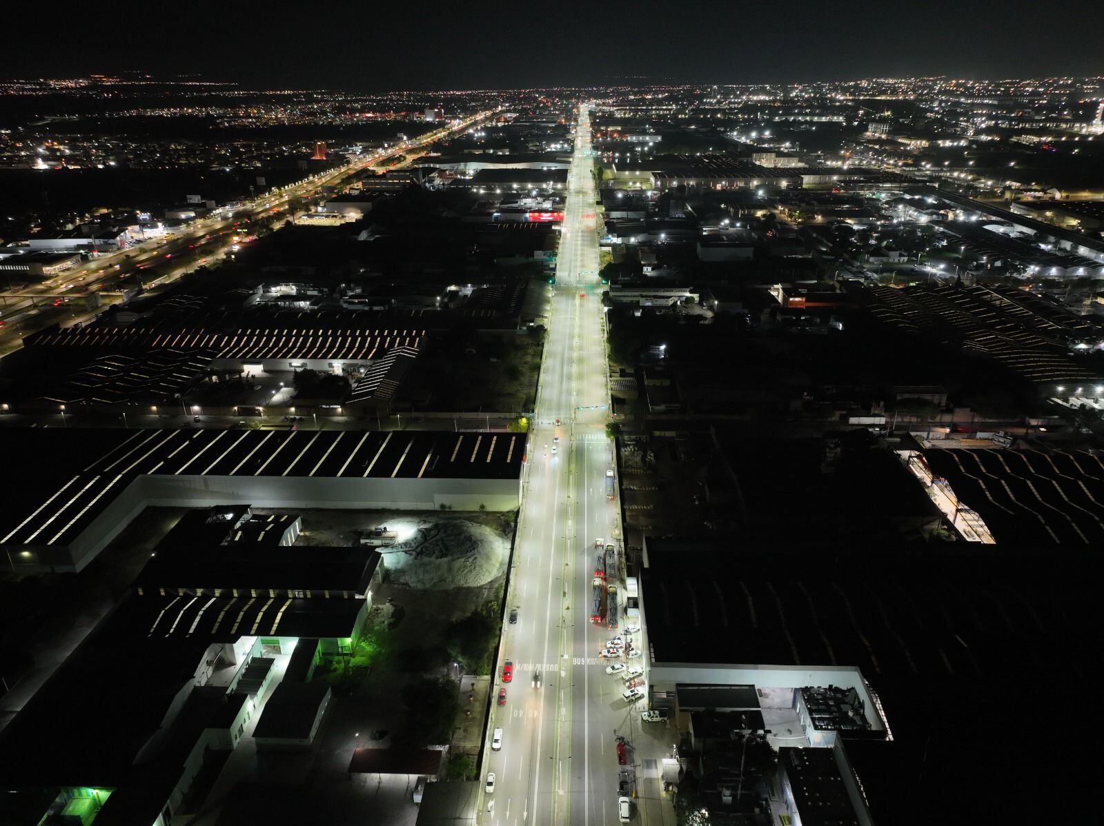Avenida Industrias, en San Luis Potosí
